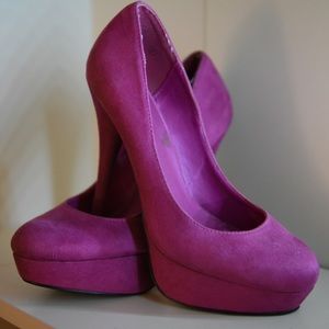 High heel 4 inch pink shoes